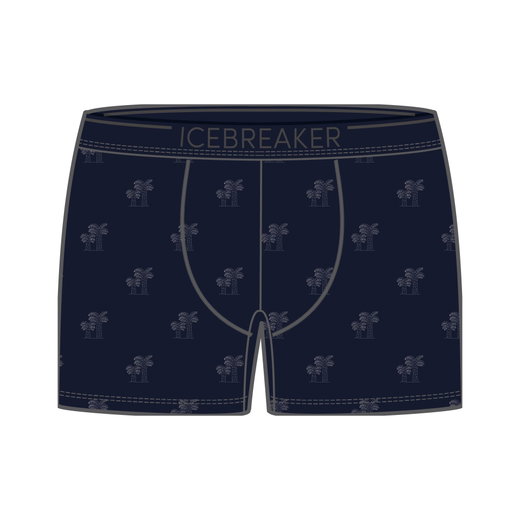 Icebreaker Boxershort Anatomica (Merinowolle) Graphic Unterwäsche mitternachtblau Herren